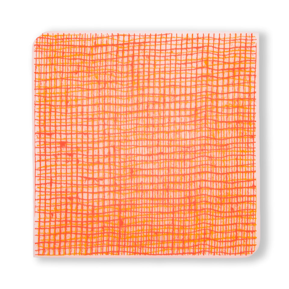 Coasters : Linen - Tangerine Set of 4