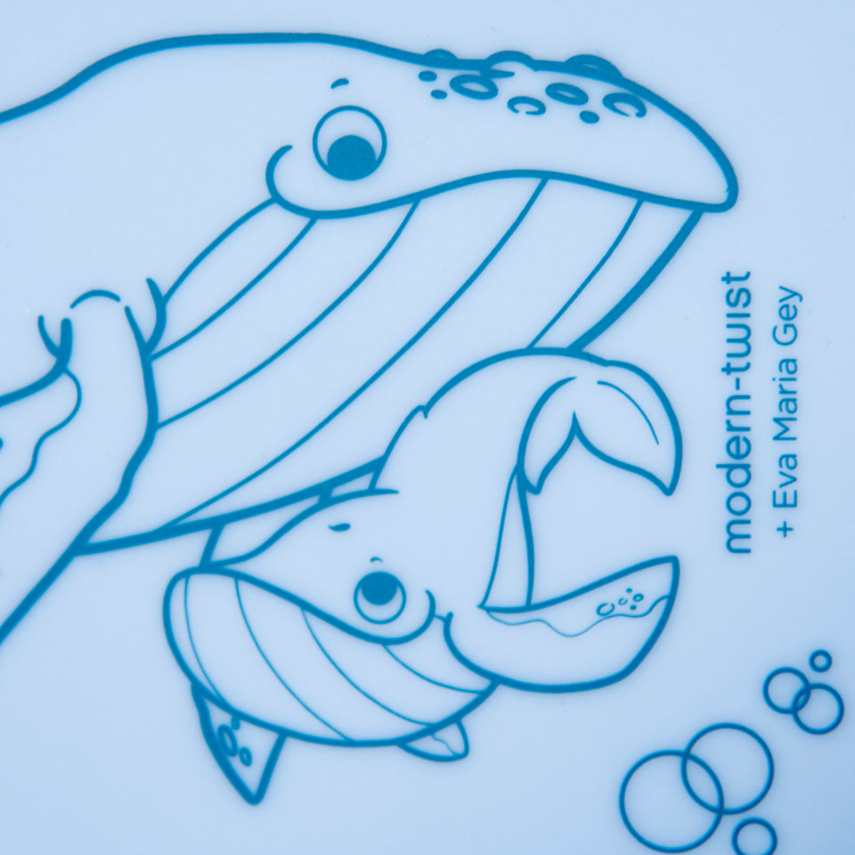 Bucket Bib : Whale Family - Ocean