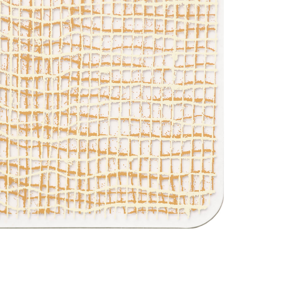 Coasters : Linen - Straw Set of 4