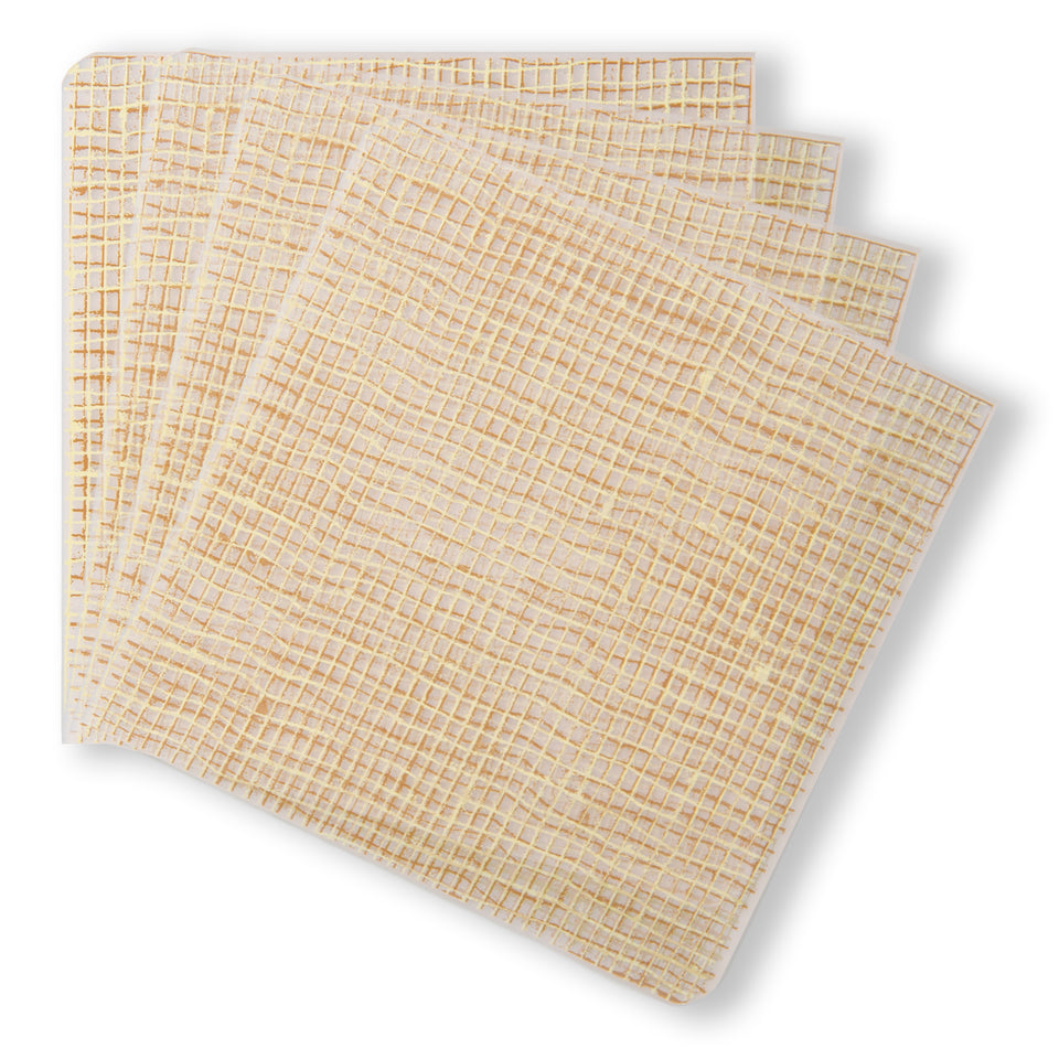 Coasters : Linen - Straw Set of 4