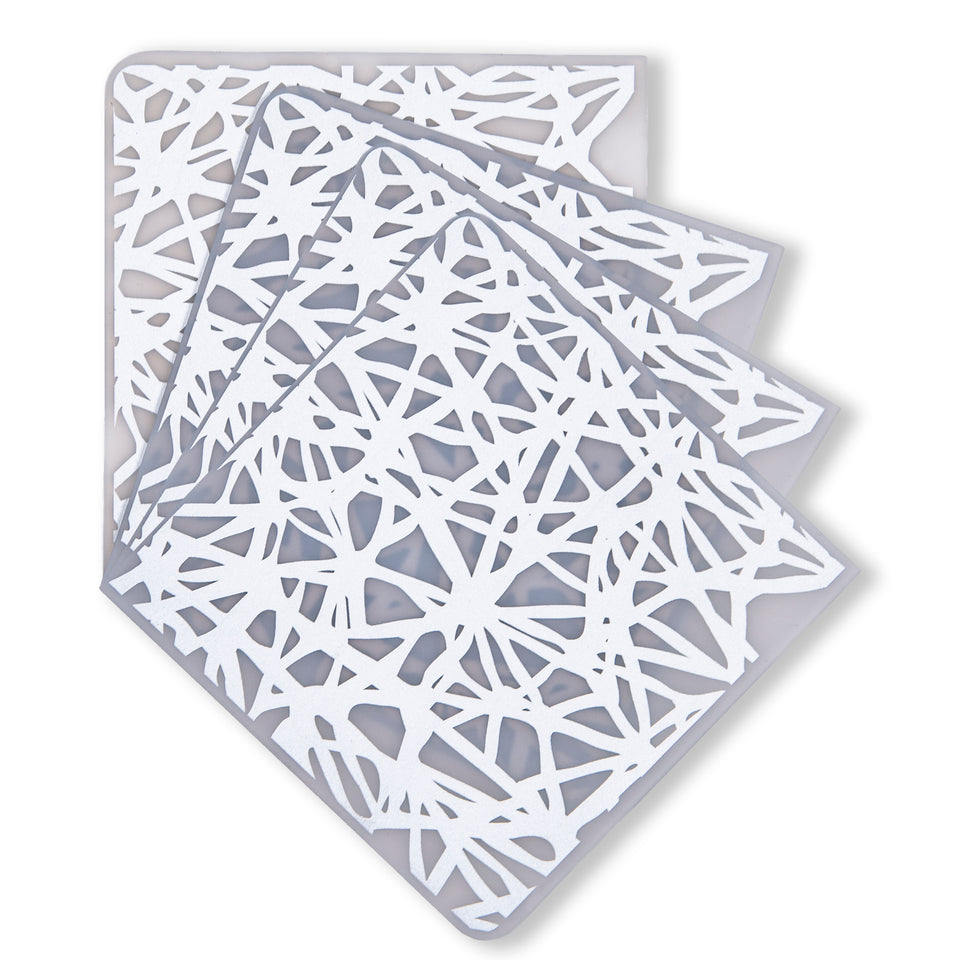 Coasters : Twine - Silver Set of 4