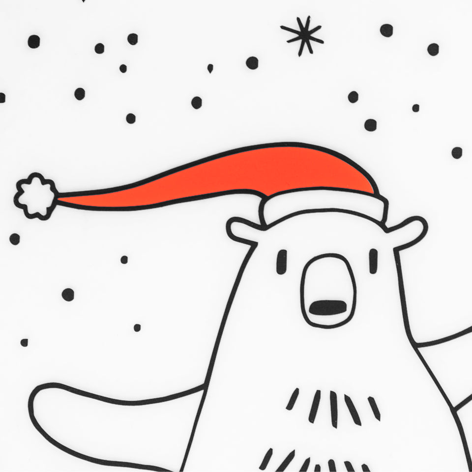 Mark-Mat Set: Holiday Polar Bear Party + 3 Markers