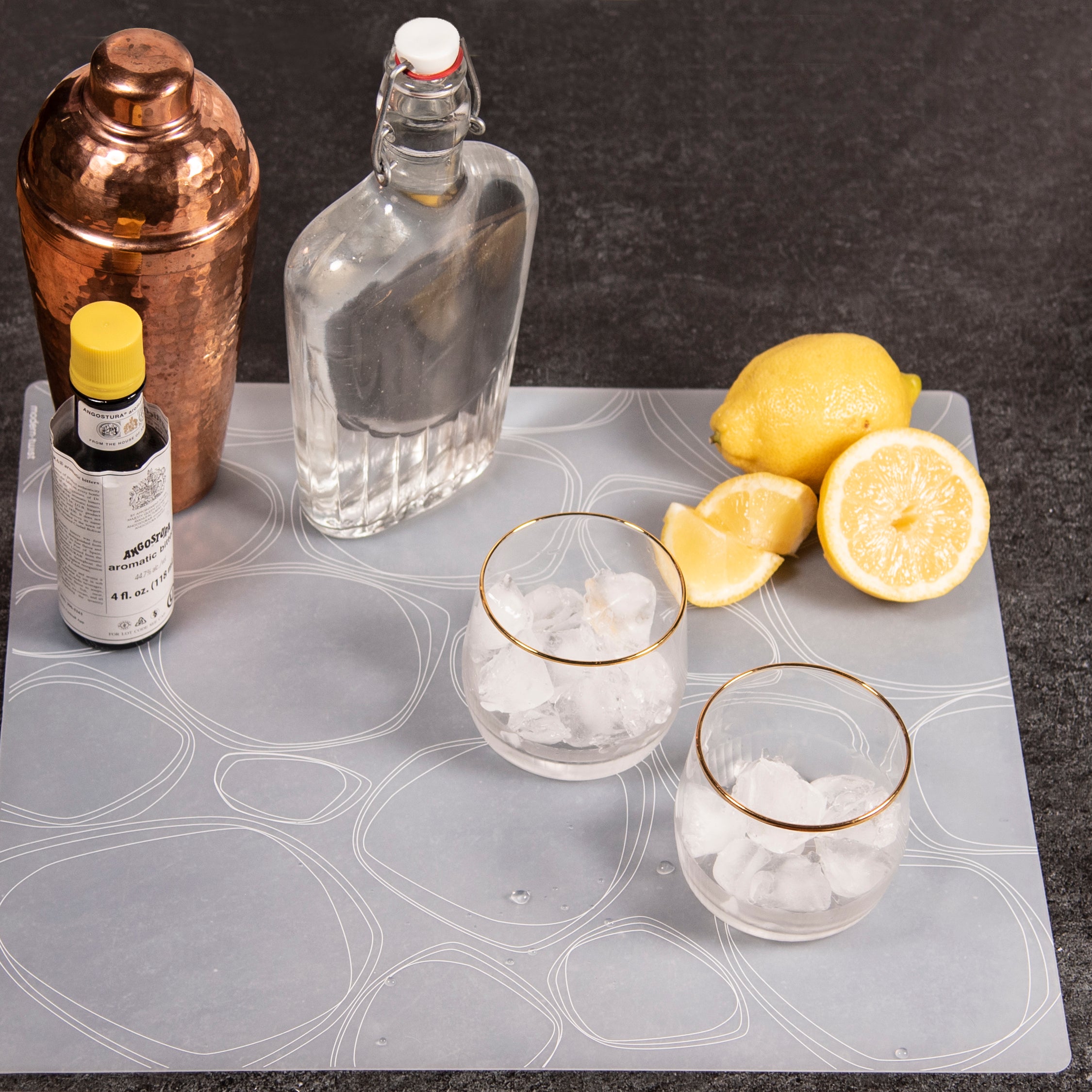 Placemat : Pebbles - White – Modern-Twist